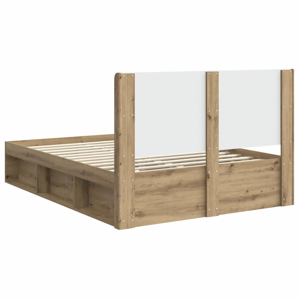 Struttura del letto con stoccaggio e testata Rovere Artigianale 3413844