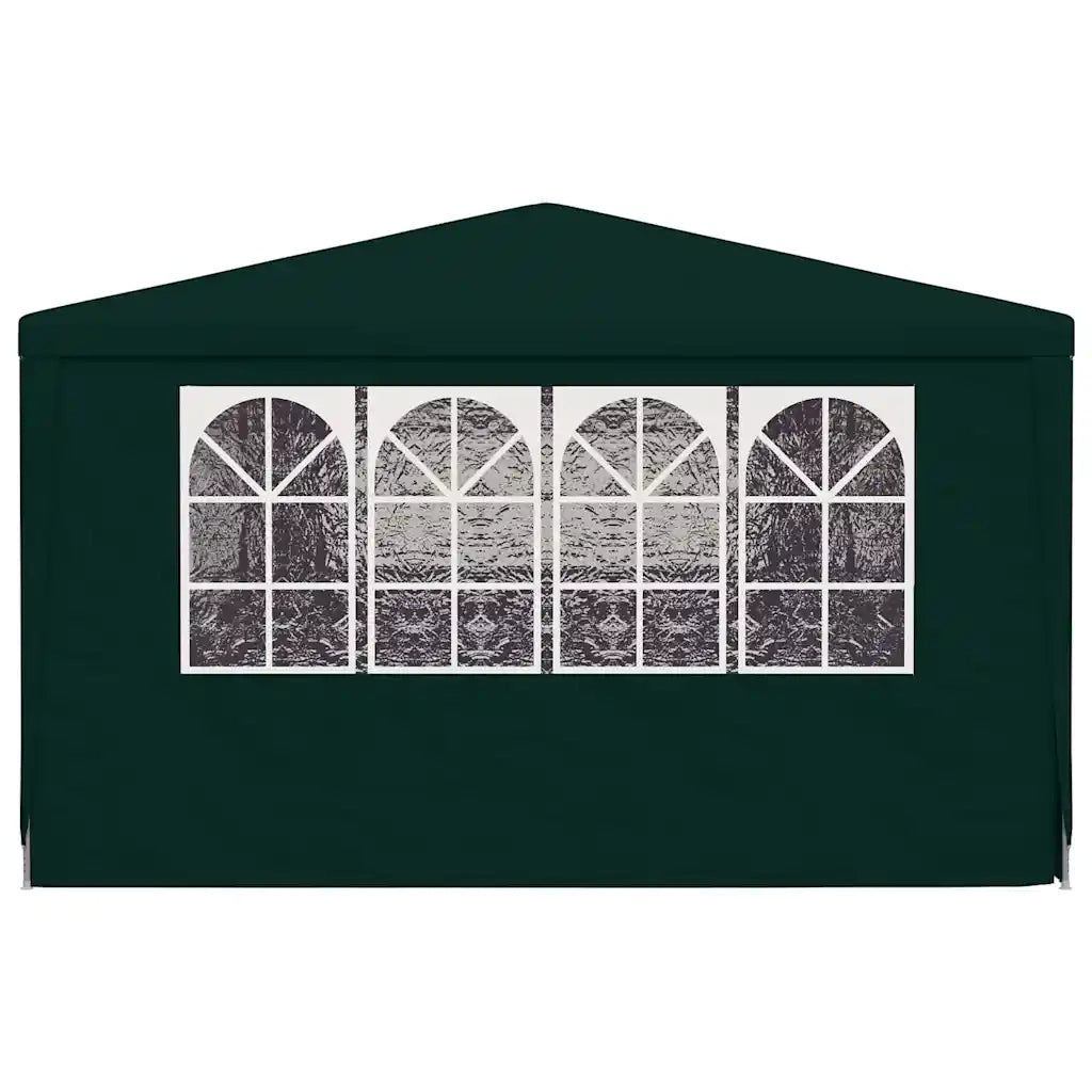 Gazebo Professionale con Pareti 4x9 m Verde 90 g/mÂ²