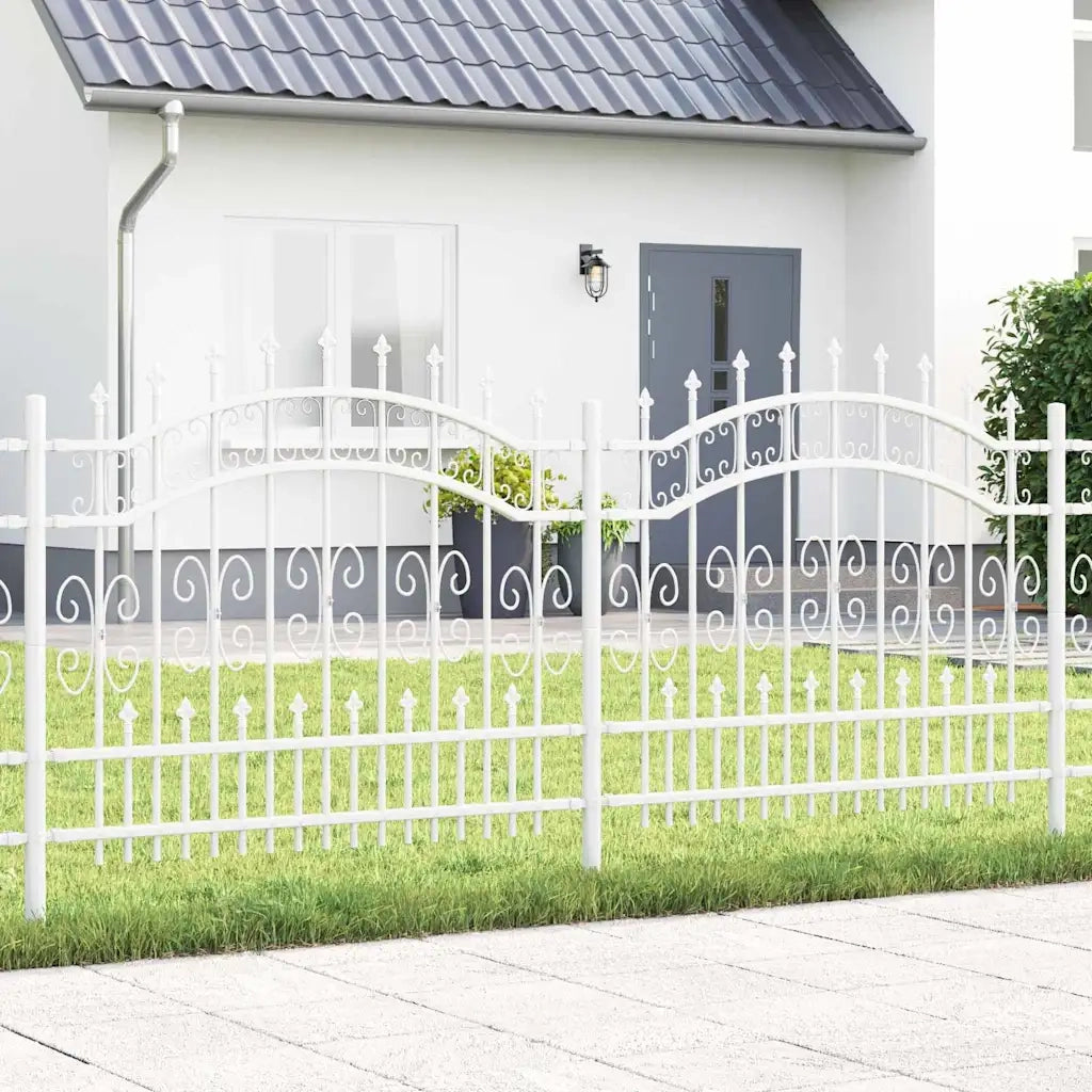 Recinzione per Giardino | Recinzione da cortile KAMPEN Bianco