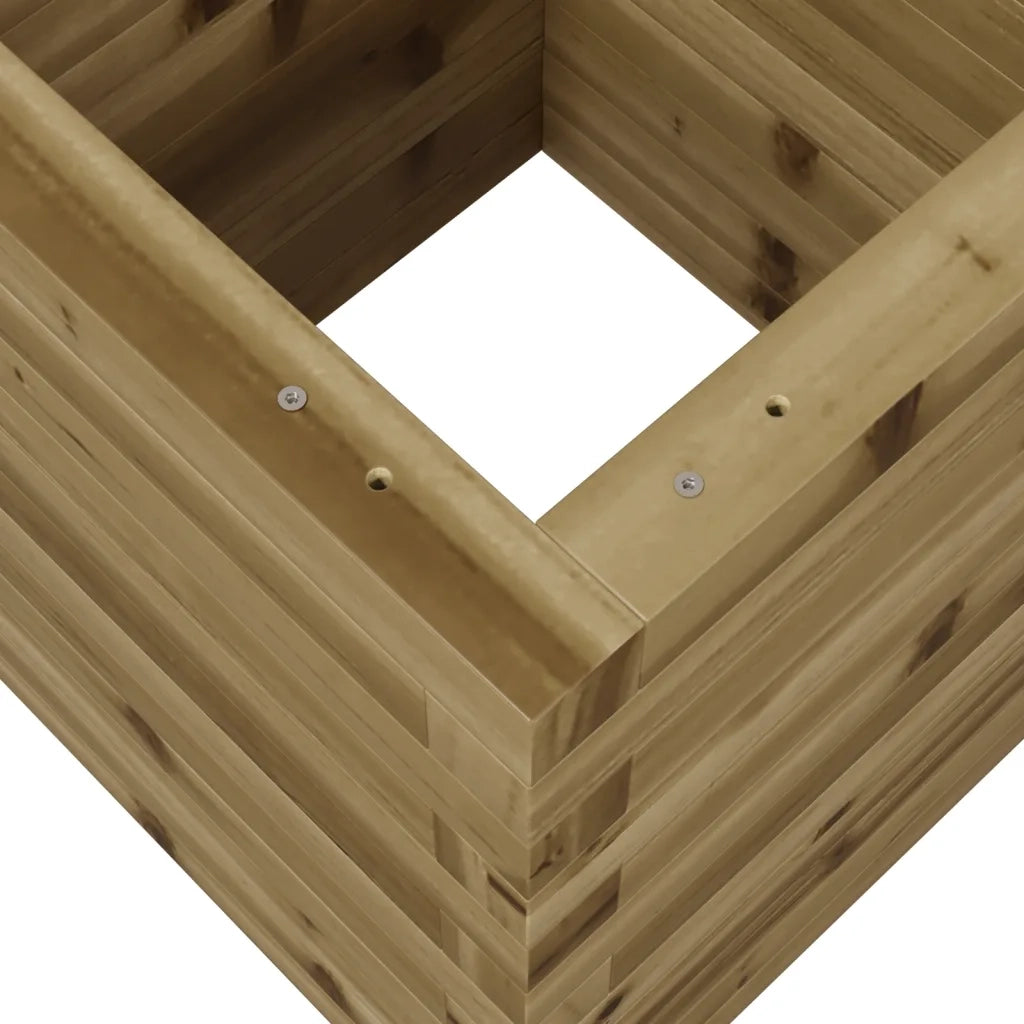 vidaXL Fioriera da Giardino 40x40x46 cm in Legno di Pino Impregnato