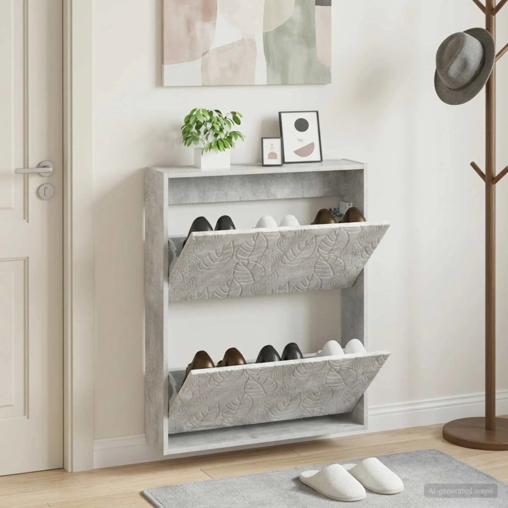 Mobiletto per Scarpe da Muro DELFT 71 x 17 x 86 cm 897078