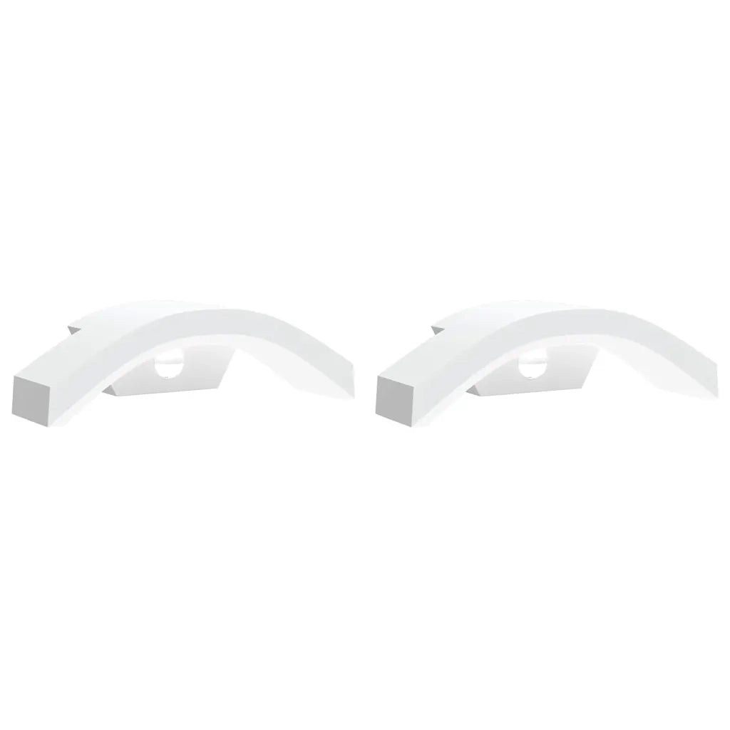 Applique con LED e Sensore 2 pz Bianche in Alluminio Pressofuso CFW8210628
