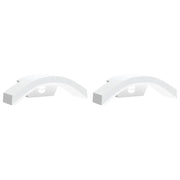 Applique con LED e Sensore 2 pz Bianche in Alluminio Pressofuso CFW8210628