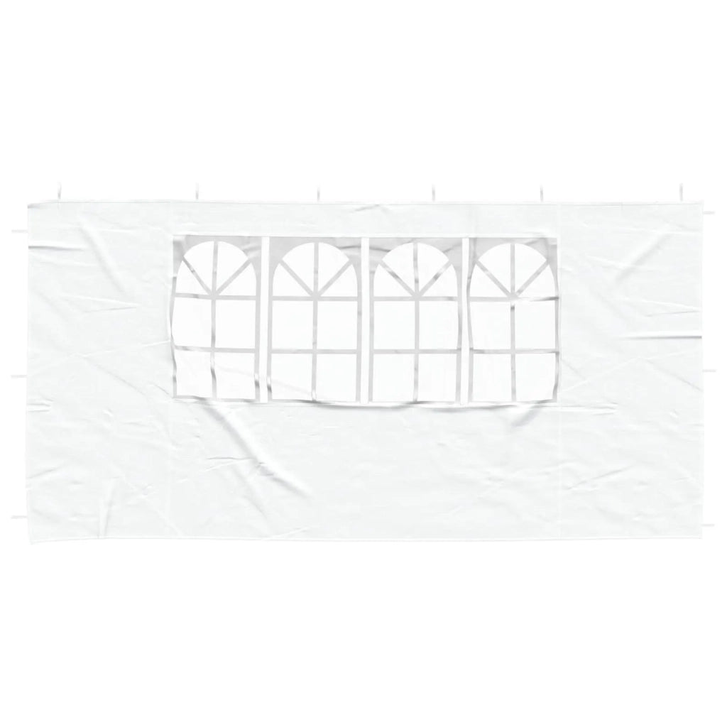 Parete per tenda da festa 2 pcs 400 x 195 cm Bianco 42033020