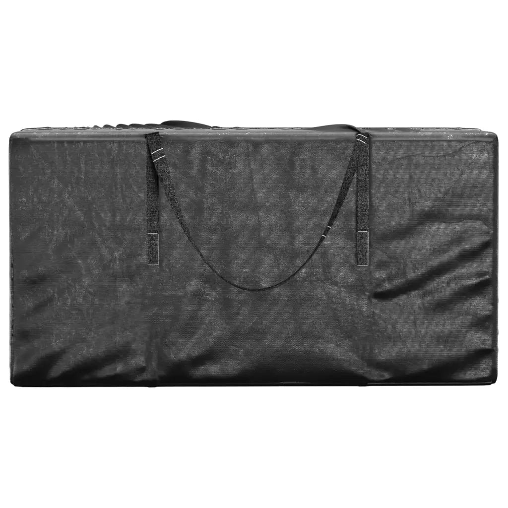Borse Porta Cuscini Giardino 2 pz Nere 150x75x75 cm Polietilene CFW1085999