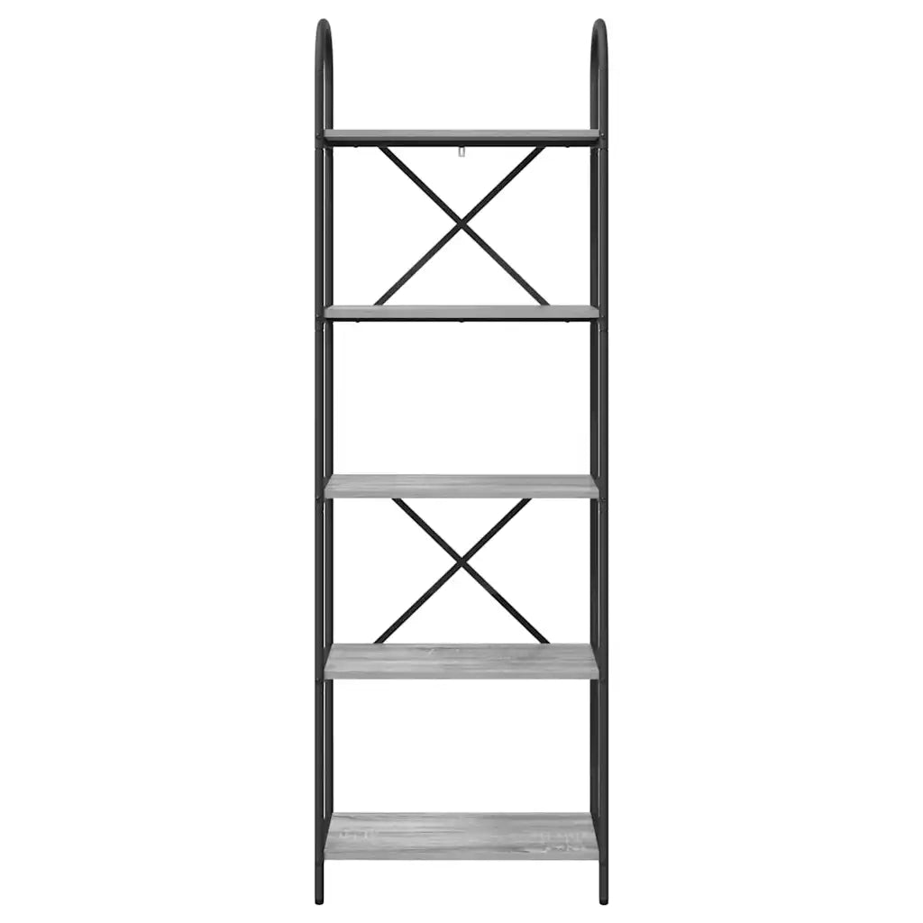 Libreria Grigio Sonoma 60 x 30 x 183 cm Legno multistrato 879908