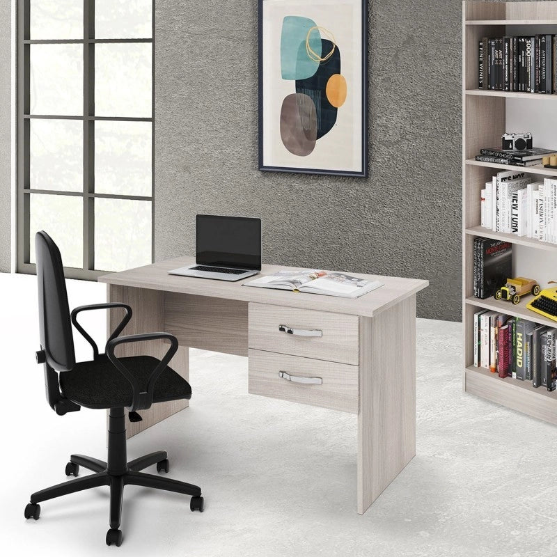 Scrivania Tiffany Olmo 2 Cassetti In Legno Nobilitato Cm119x64xH.75