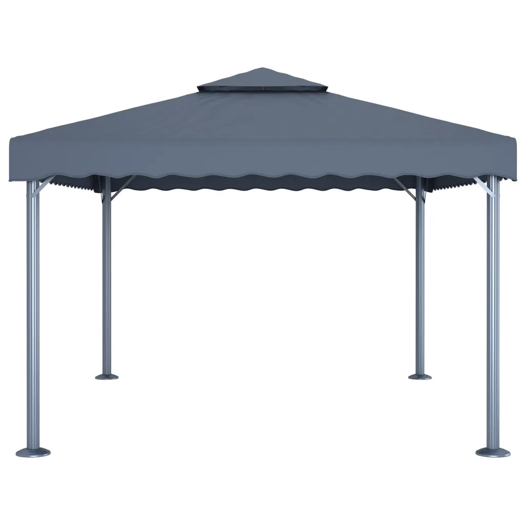 Gazebo 400x300 cm Antracite Alluminio