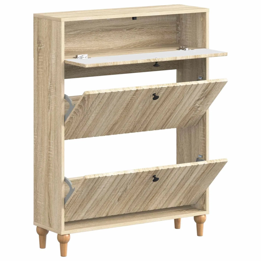 Mobile per scarpe ALKMAAR 78 x 24 x 103 cm Legno ingegnerizzato 896217