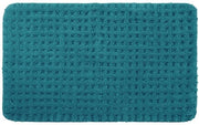 Matrimoniale Fluffy Badmat (50 x 80 cm) • Matrimoniale badmat con microvezzi morbidi • Matrimoniale badmat antiscivolo e lavabile • Matrimoniale badmat • Matrimoniale douchemat • Colore: Turquoise