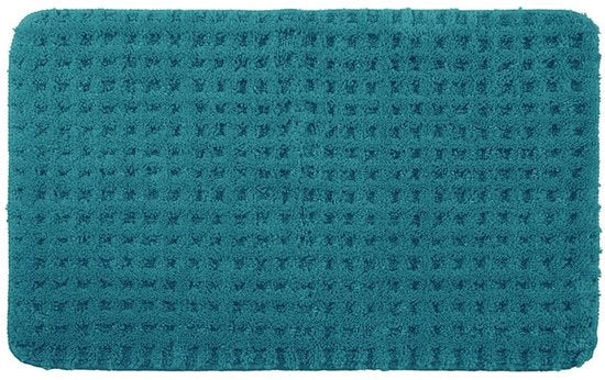 Matrimoniale Fluffy Badmat (50 x 80 cm) • Matrimoniale badmat con microvezzi morbidi • Matrimoniale badmat antiscivolo e lavabile • Matrimoniale badmat • Matrimoniale douchemat • Colore: Turquoise