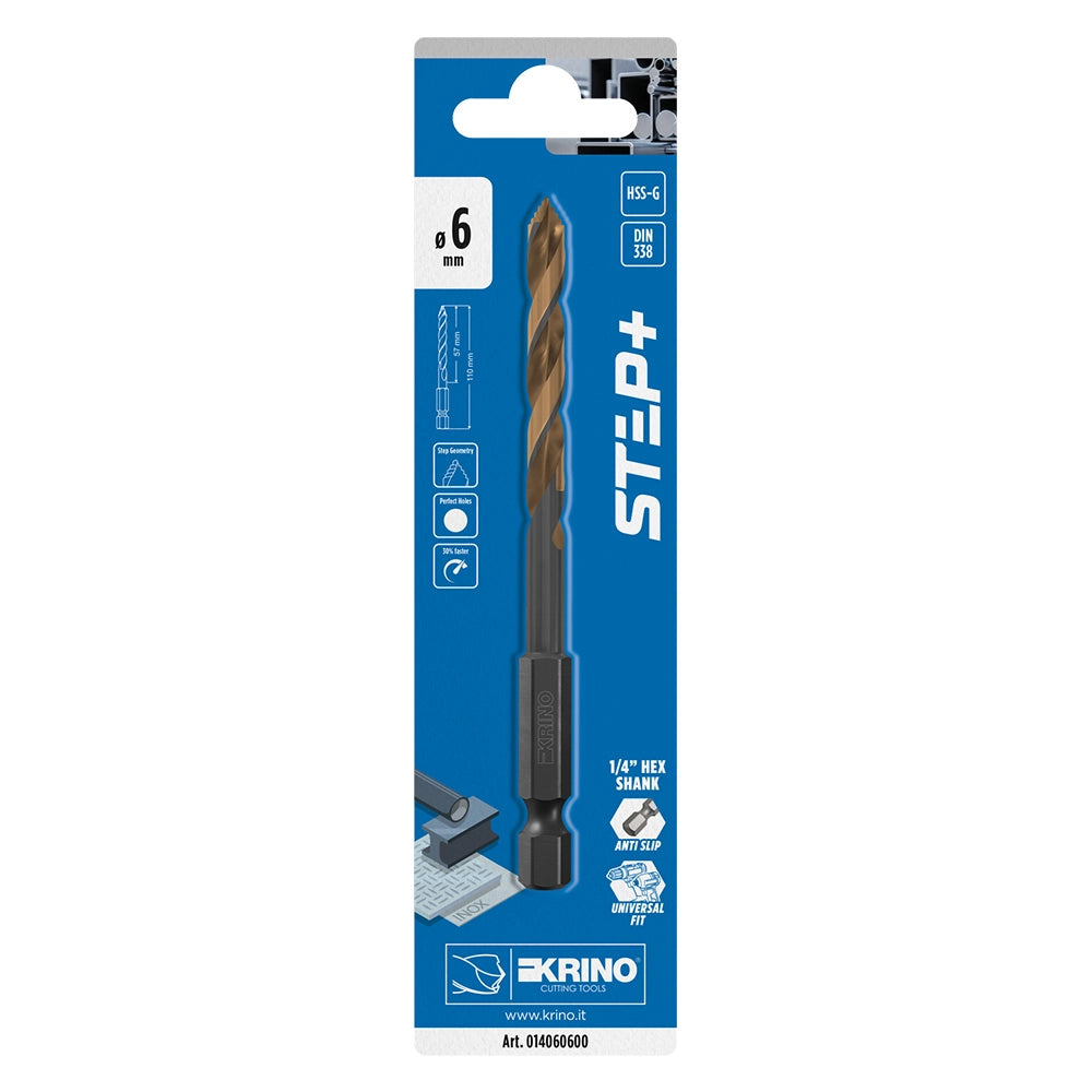 PUNTA RETTIFICATA 'STEP+' Ø 6 x L.110 mm - cf. da 1 pezzo  - KRINO