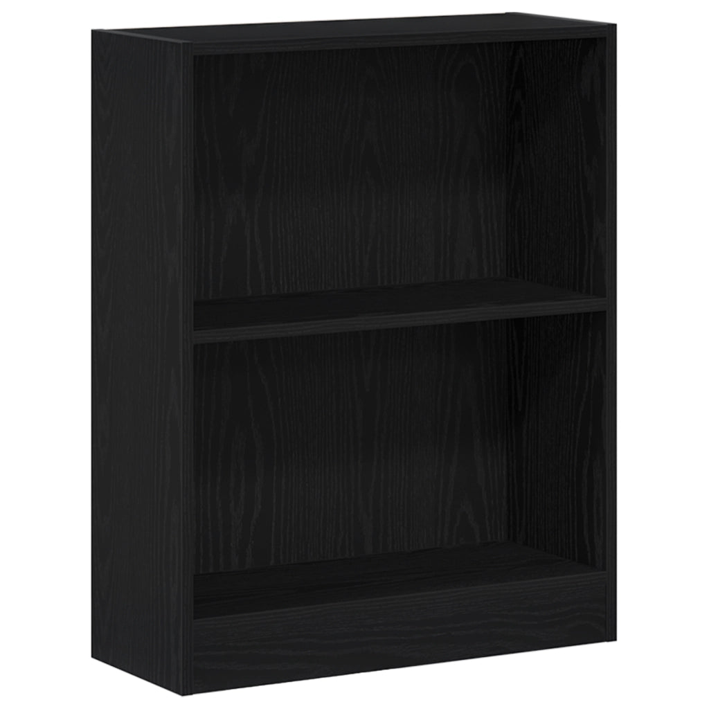 Libreria  Nera 60x24x76 cm in Legno Ingegnerizzato