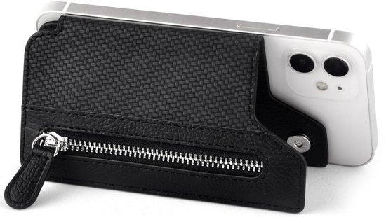 Portafoglio 3-in-1 - Magnetico - Autoadesivo - Impermeabile - Pelle PU - Standard regolabile - Portamonete per telefono