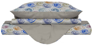 Copripiumino Matrimoniale con Federe Stampato Spirlas