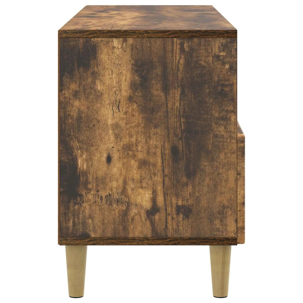 Mobile TV Rovere Fumo 102 x 34,5 x 50 cm Legno ingegnerizzato 894680