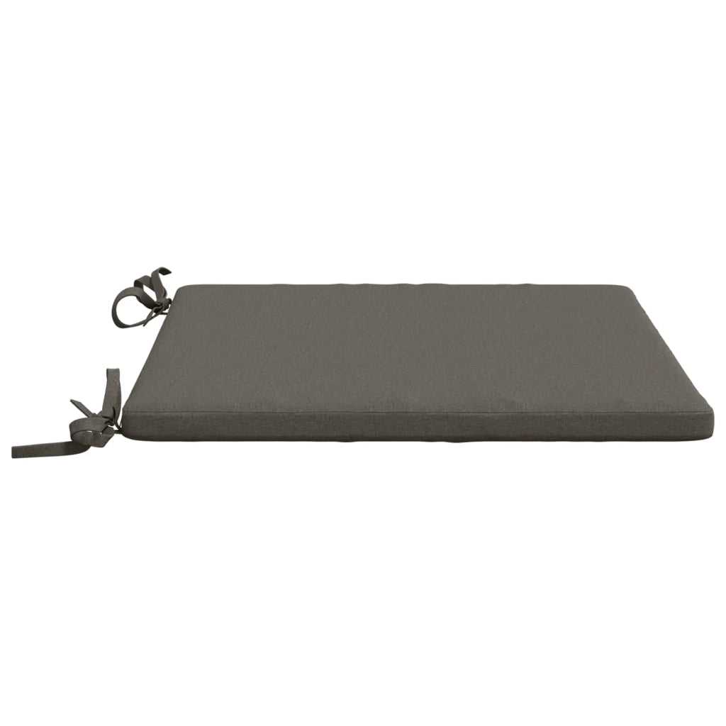 Cuscini per Sedia in 4 Pezzi SOEST 4 pz 100% Poliestere Grigio 944508