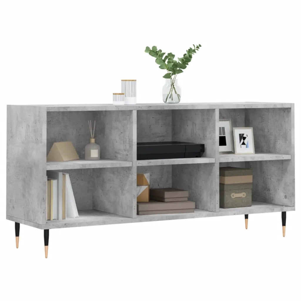 Mobile per TV | Armadietto TV | Mobile Porta TV Grigio Cemento 103,5x30x50 cm Legno Multistrato