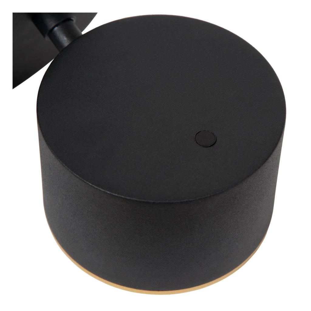 Applique spot LED nera orientabile GIAN Lucide
