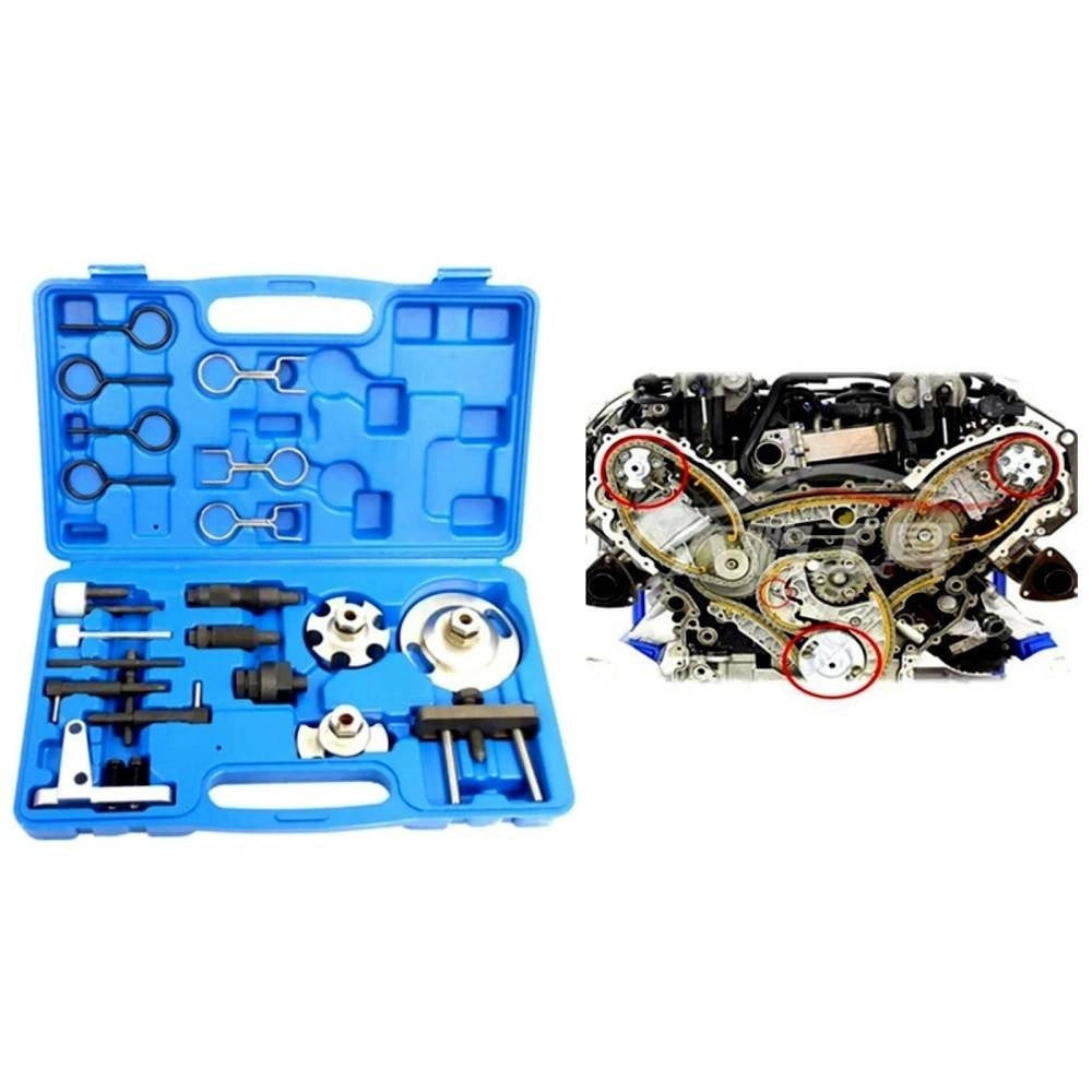 Trade Shop - Strumento Bloccaggio Pompa Cilindro Catena Distribuzione Motore Diesel Common Rail -