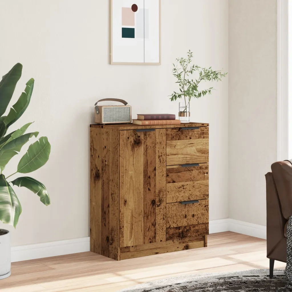 Credenza-Buffet-Armadio da cucina Legno Antico 60x30x70 cm in Truciolato 441058