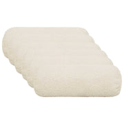 Federa 6 pcs HEERLEN Crema Ø 15 x 40 cm Bouclé 923268