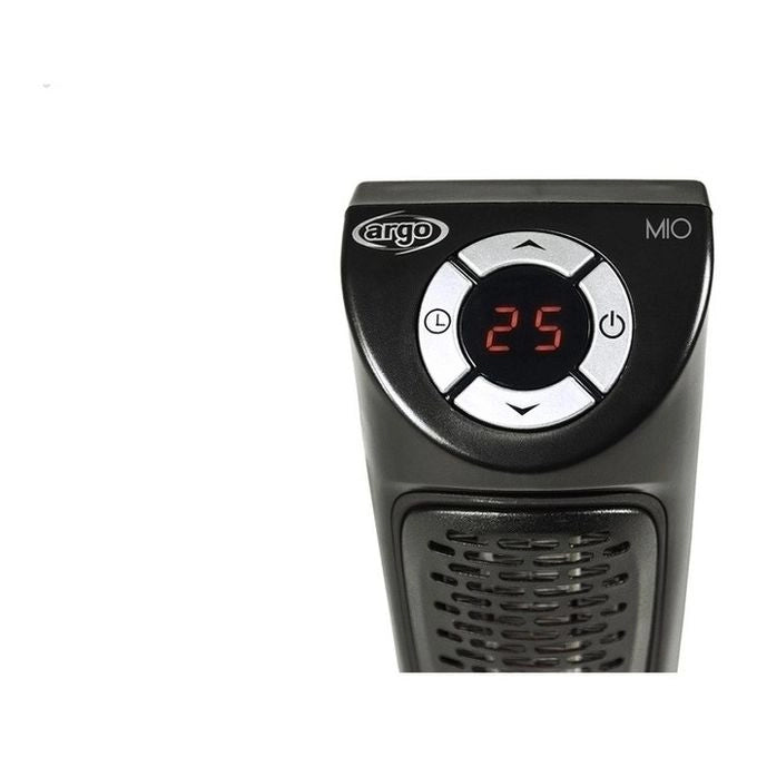 Argoclima MIO stufetta elettrica Interno Nero 350 W Riscaldatore ambiente elettrico a infrarossi