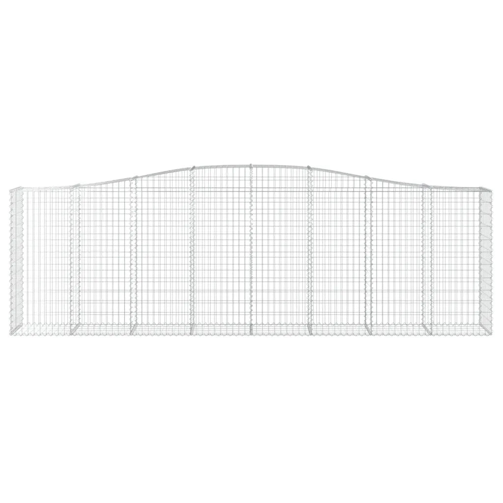Cesti Gabbioni ad Arco 20 pz 400x50x120/140 cm Ferro Zincato 3145979