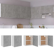 Armadi Sospesi “Lyon” 2 pz Grigo Cemento 50x31x60 cm in 805082