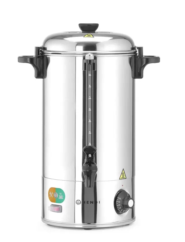 Bollitore per bevande calde, HENDI, 9L, Argento