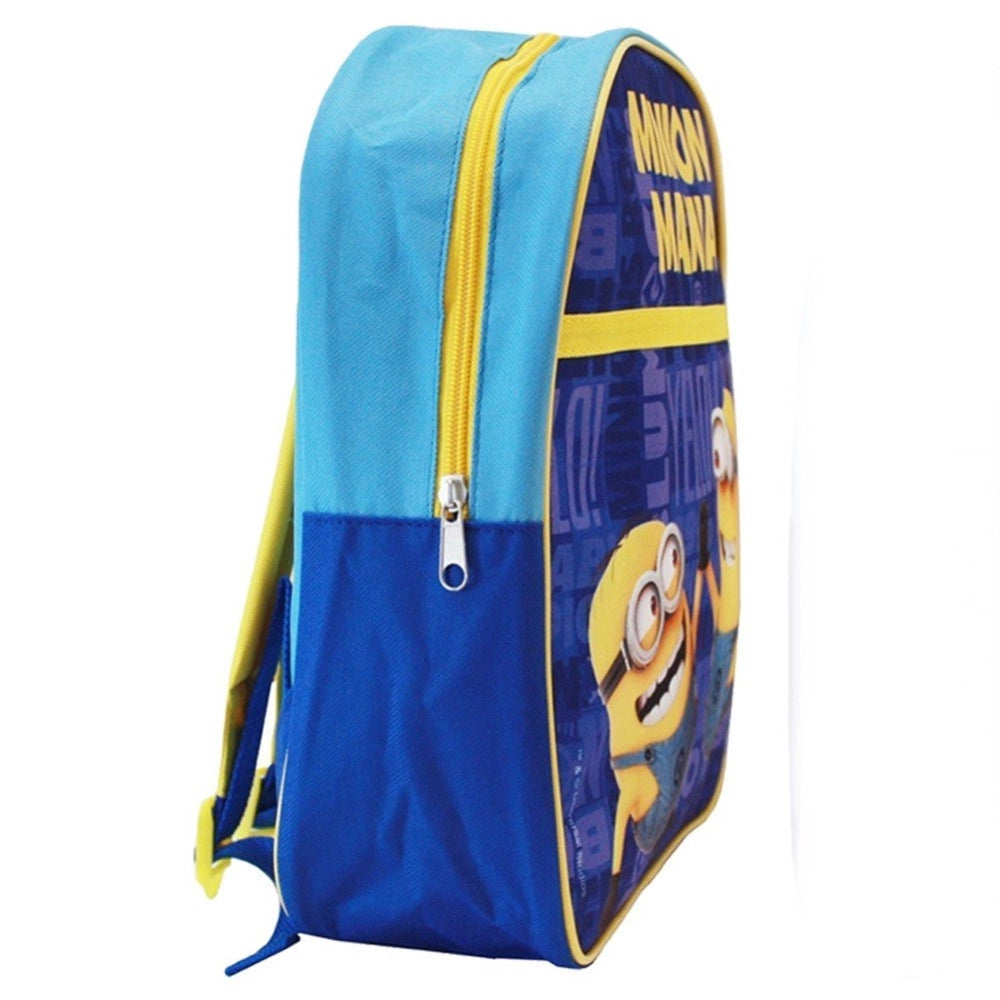 Trade Shop - Zaino Minions Cattivissimo Me Colore Blu Bambini Asilo Tempo Libero Elementari -