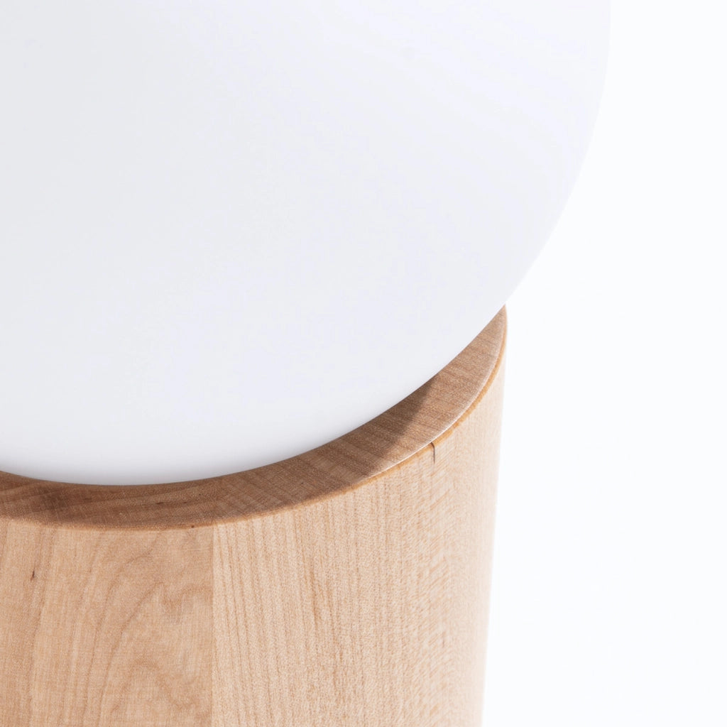 Lampada da tavolo ZENITO legno naturale G9 Pure Lume