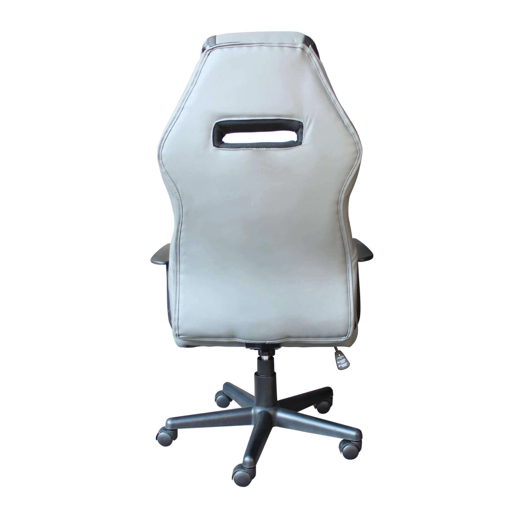POLTRONA DA GAMING GTA IN COLORE GRIGIO CHIARO