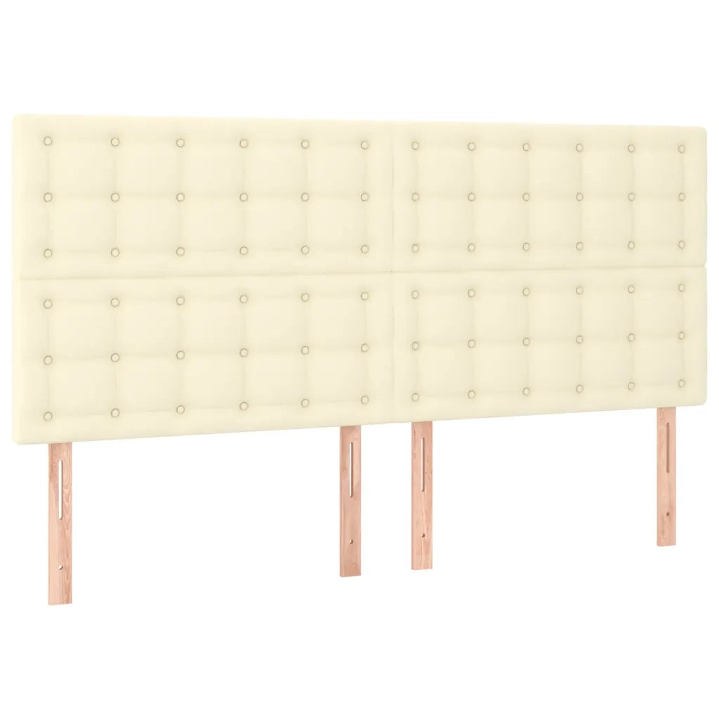 Giroletto a Molle con Materasso Crema 160x200 cm in Similpelle 3129041