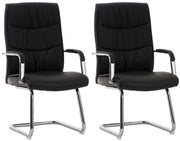 Set di 2 sedie Caro nero