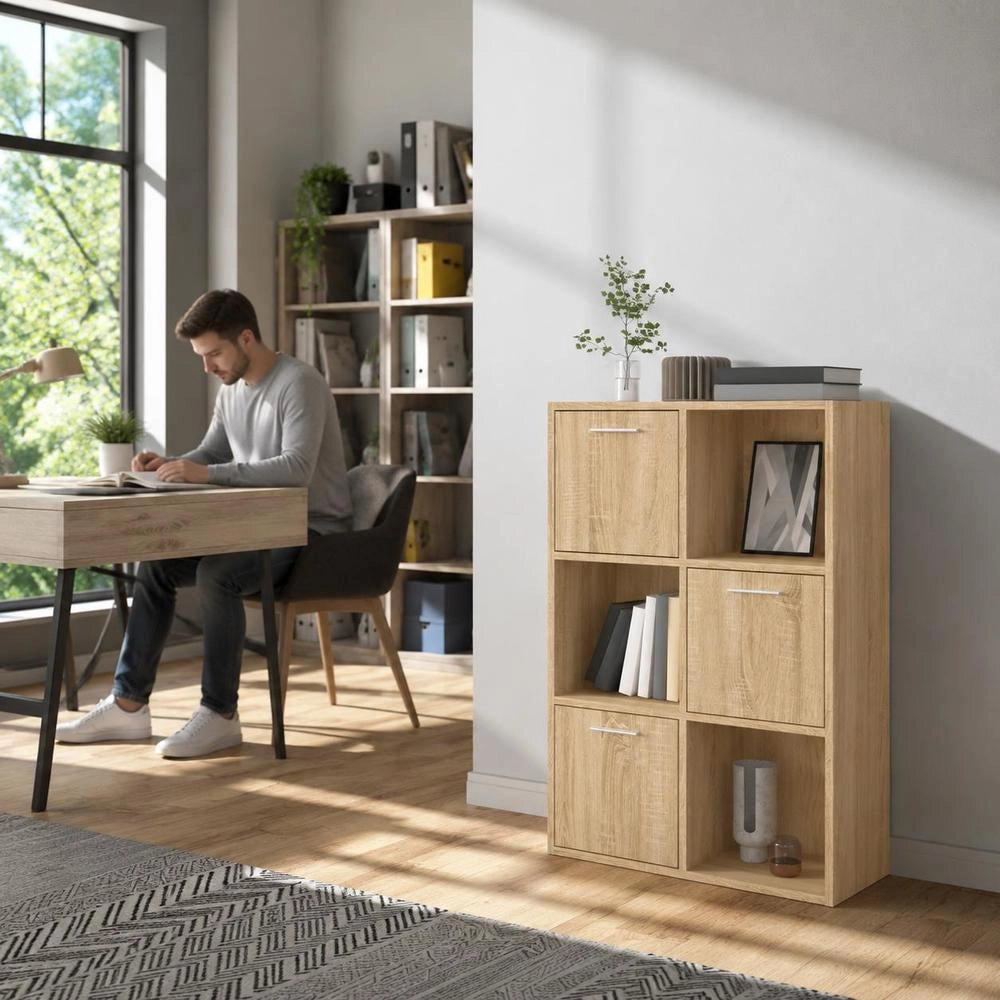 Storage Cabinet Sonoma Oak 60x29.5x90 Cm Wood-based Material