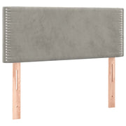 Testiera | Testata Grigio Chiaro 90x5x78/88 cm in Velluto