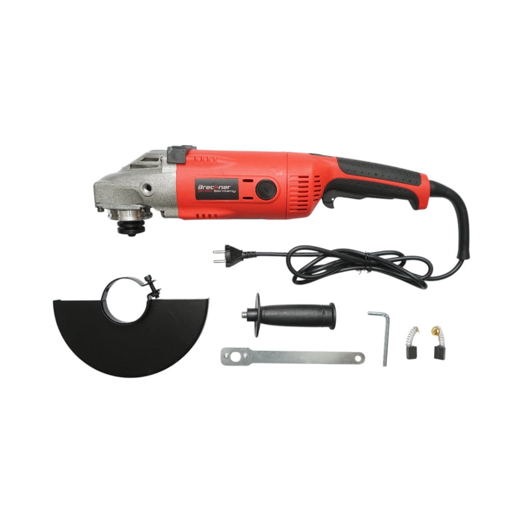 Smerigliatrice angolare Flex 2400W, 220V, disco 230mm, velocità 6500 giri/min Breckner Germany