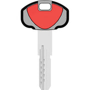CHIAVE PUNZONATA SECUREMME K2 ORIGINALE - OTTONE NICHELATO- 5 pezzi
