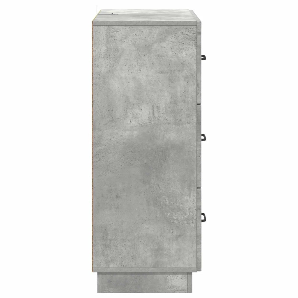 Mobile con Cassetti Grigio Cemento 66 x 34,5 x 87 cm 895298