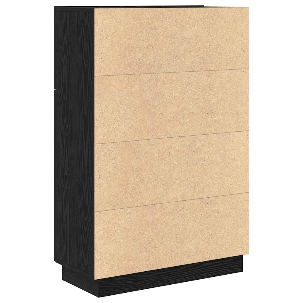 Scrivania Rovere Nero 71,5 x 31,5 x 106,5 cm 869483