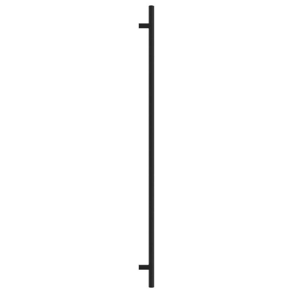 Maniglie per Mobili 20 pz Nere 480 mm in Acciaio Inox