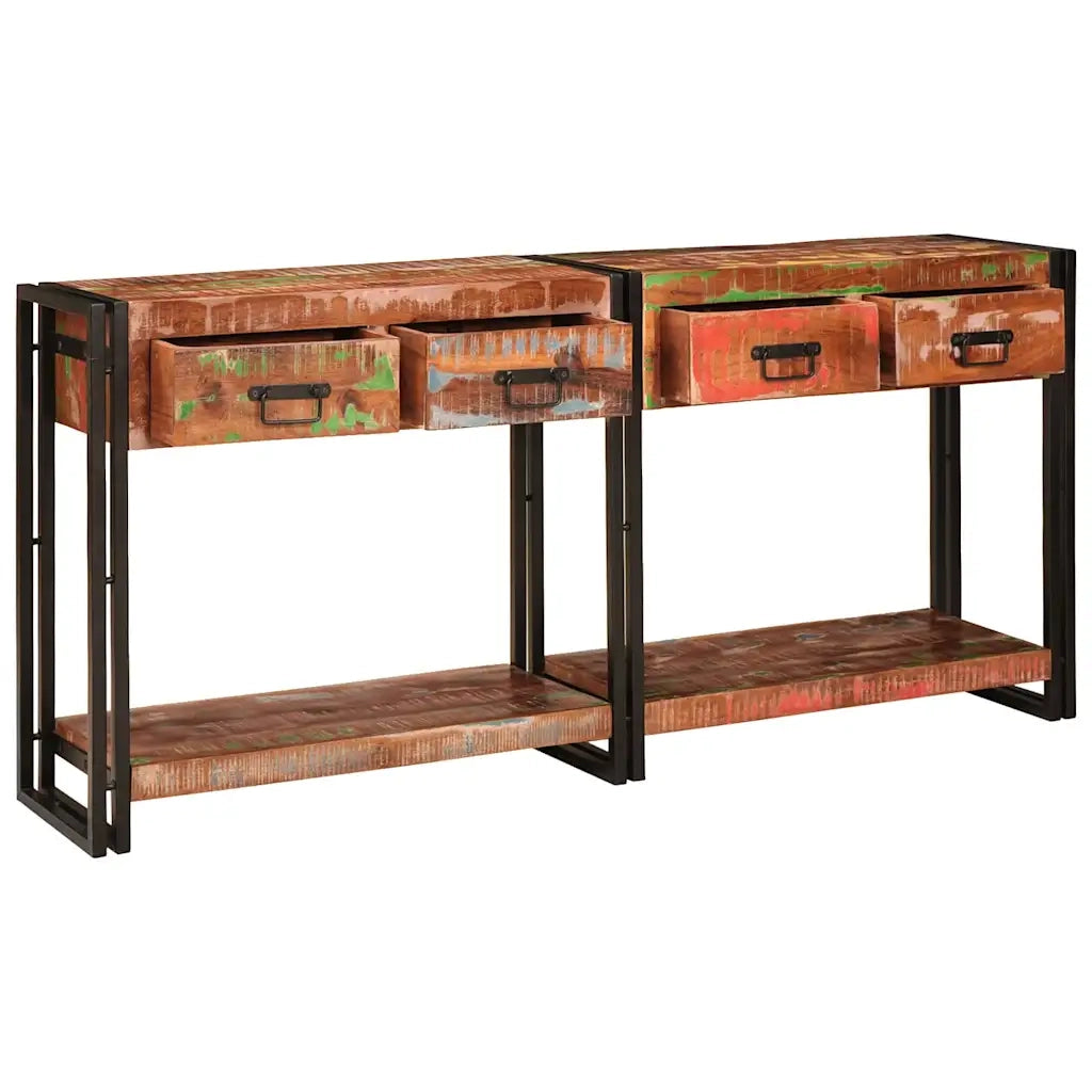 Tavoli consolle con cassetto 2 pcs Multicolore 161 x 33 x 75 cm 3324225