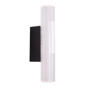 Applique parete lineare nera 31cm FAYETTE LED 6W Maxlight