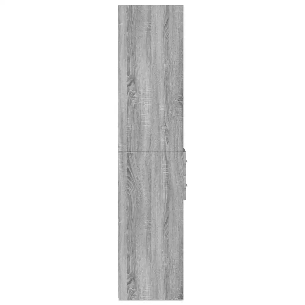 Credenza Grigio Sonoma 30x42,5x185 cm in Legno Multistrato 846241