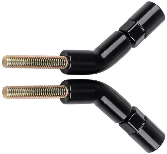 Accessori per estensione dello specchietto - Adattabile - Idoneo per Harley Sportster X883 1200 Iron 883 - Cinturino metallico - Incluso 2 pezzi - Installazione facile - Specchi