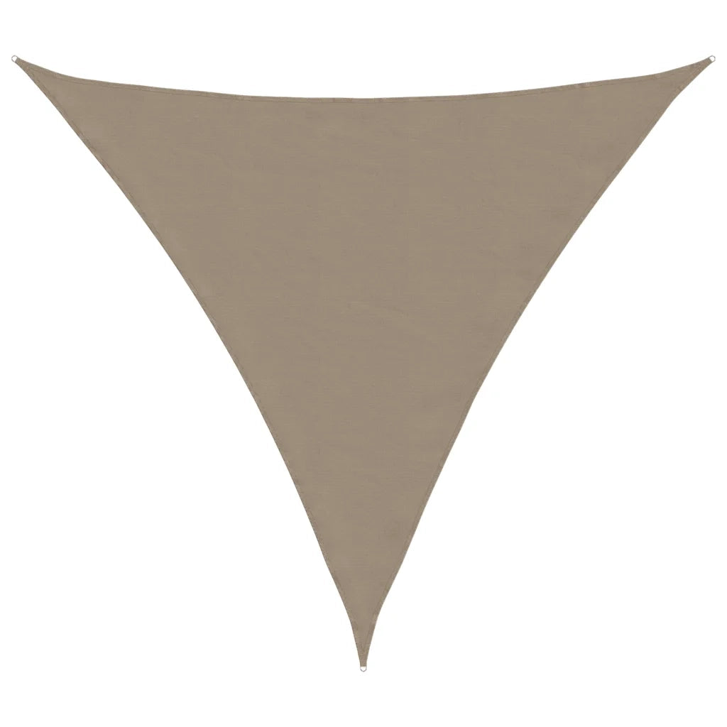 Vela Parasole | Telo Ombra | Vela da ombra Tortora 2x2x2 m 100% Poliestere Oxford