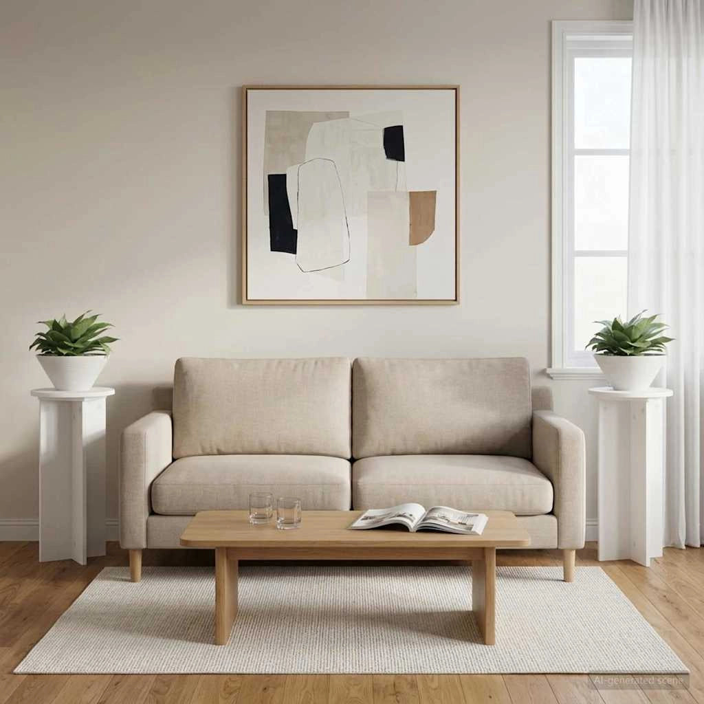 Supporto per piante 2 pz Bianco Ø29,5 x 60 cm 899717