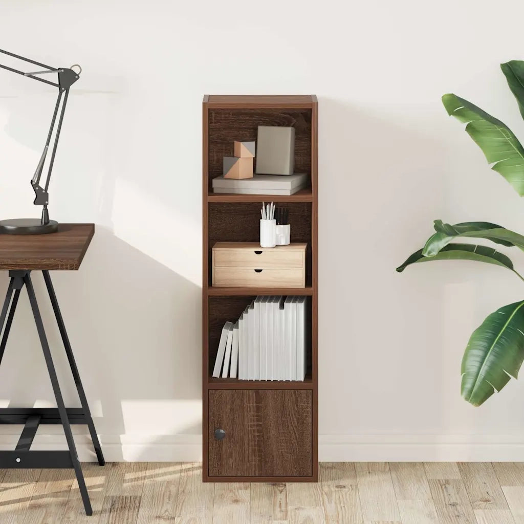 Libreria Rovere Marrone 31x24x102 cm in Legno Multistrato 860343