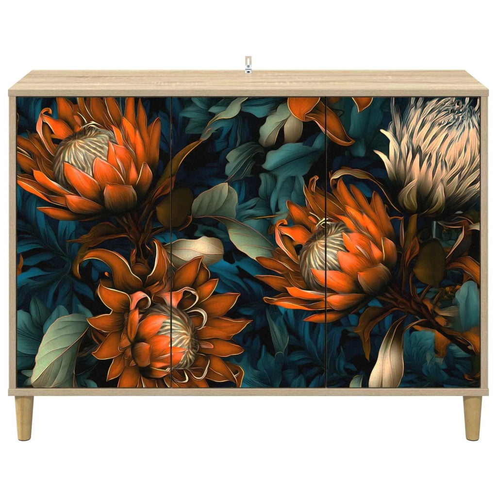 Credenza LOCHEM Sonoma 102 x 33 x 75 cm Legno ingegnerizzato 8006950
